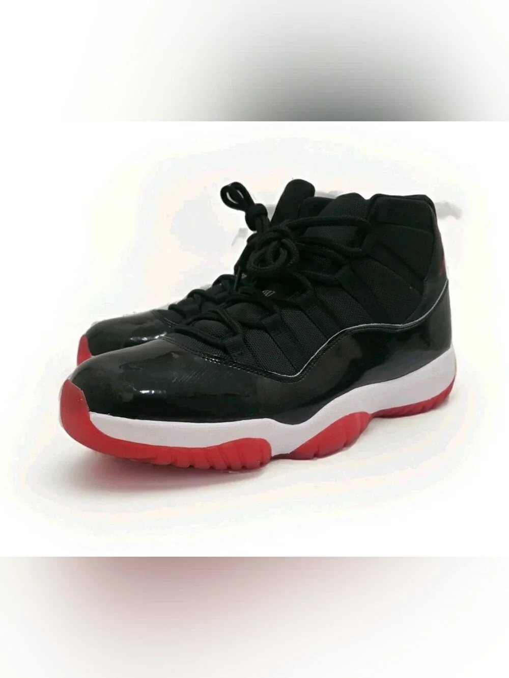 Nike Air Jordan 11 Retro Bred 2019 Men’s Size 12 Black Red 378037-061 OG Box